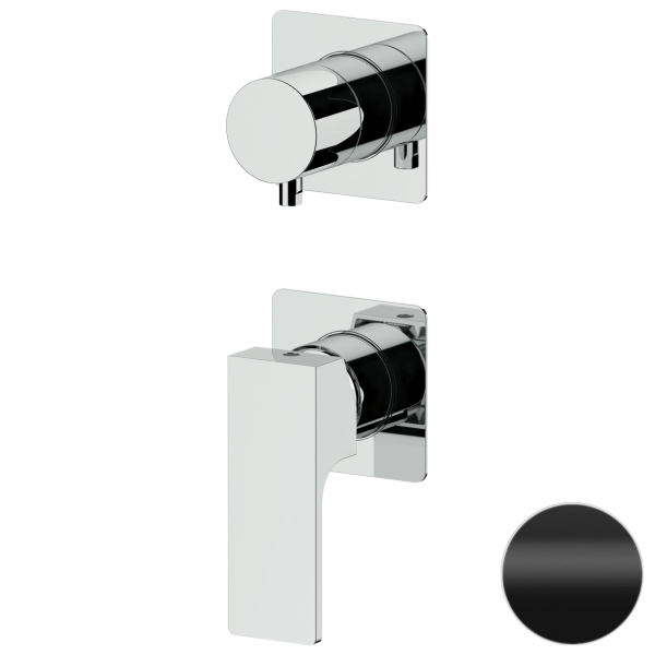 Смеситель для душа Remer Absolute AU93PWBNO, черный матовый