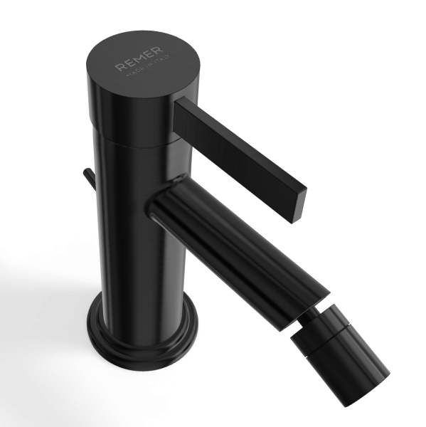 Смеситель для биде Remer Metrica MC20GM, оружейная сталь PVD