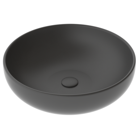 Раковина накладная 45 см GSG Ceramic Design Easy EALAVRO45021, пепел