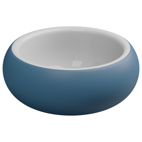 Ванна отдельностоящая 150 см GSG Ceramic Design Petra VAPE027, Denim Matt