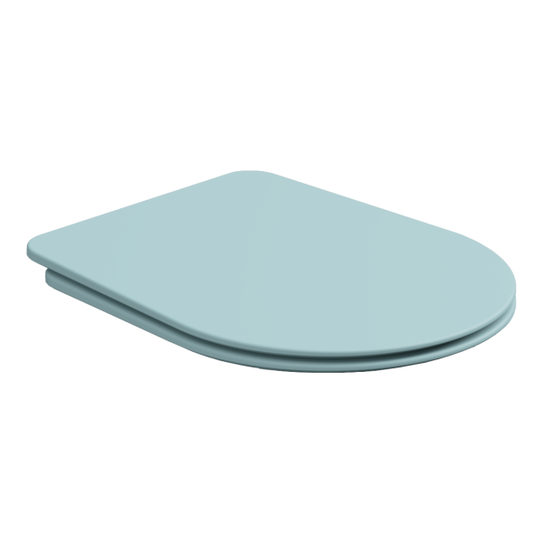 Крышка с сиденьем для подвесного унитаза с микролифтом GSG Ceramic Design Hit! HICOPRSLTICR037, Ice Matt