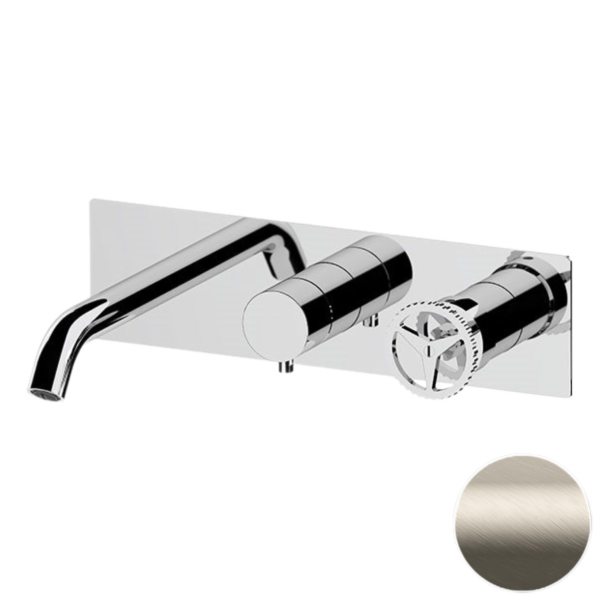 Смеситель для ванны Remer Chrono CH54D3XV, сталь