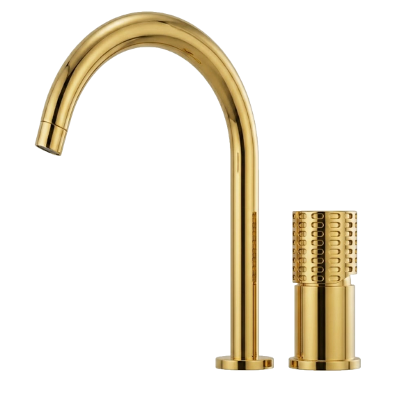 Смеситель для раковины Remer Celebrity CEC57LGP, золото глянцевое PVD