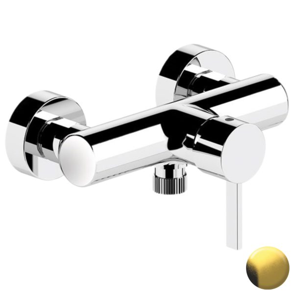 Смеситель для душа Remer Metrica MC33BG, золото брашированное