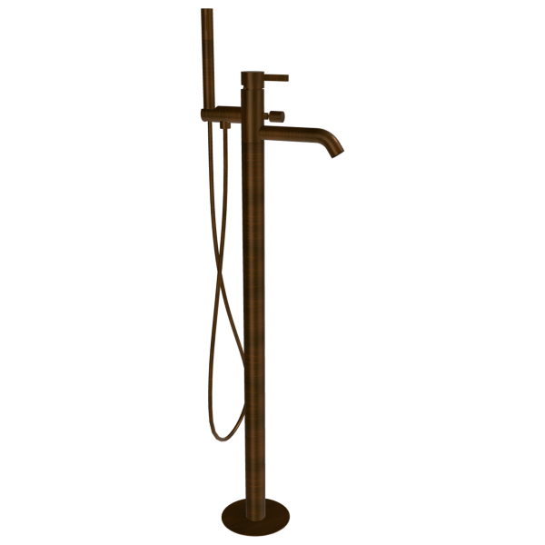 Смеситель для ванны Remer Metrica MC08BR, бронза масляная