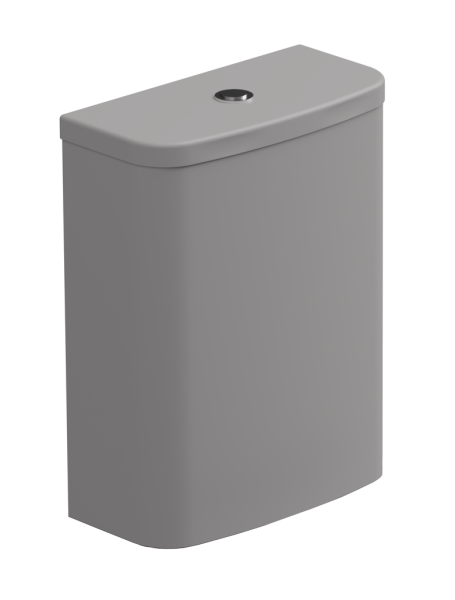 Бачок для напольного унитаза с механизмом смыва GSG Ceramic Design Like LKCIMBL038 + ACS82, Fumo Matt