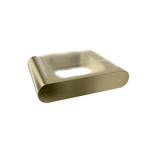 Мыльница Remer Lounge LN10CH, шампань брашированная PVD