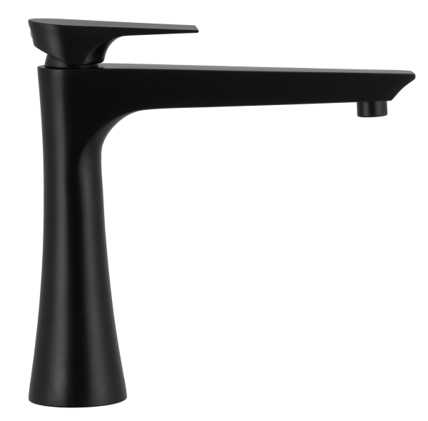 Смеситель для раковины Daniel Diva DV607B15, чёрный матовый