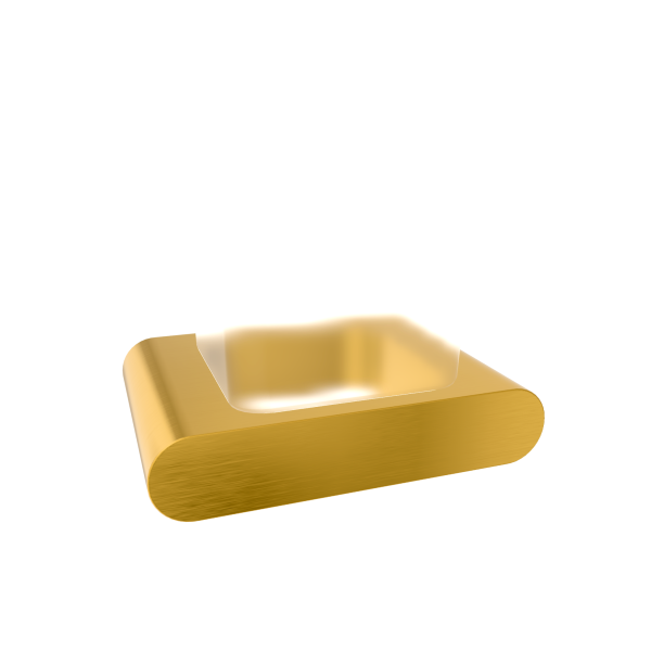 Стакан Remer Lounge LN15BG, золото брашированное