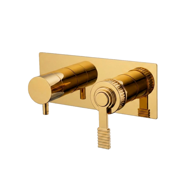 Смеситель для душа Remer Atelier AL93ZWBGP, золото глянцевое PVD