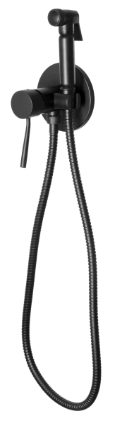Гигиенический душ со смесителем Remer Minimal N65NO, черный матовый