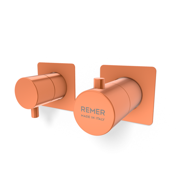 Смеситель для душа Remer X Style XT93ZQPWBRP, медь брашированная