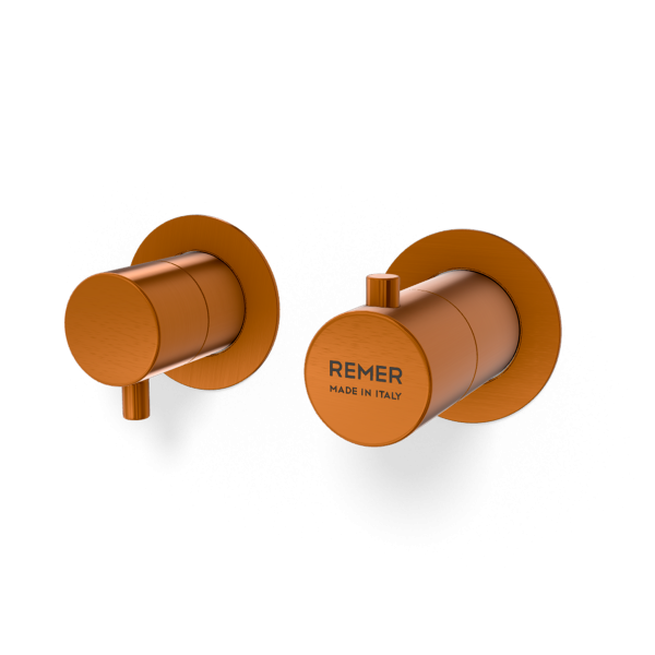 Смеситель для душа Remer X Style XT93ZPWBCU, медь брашированная PVD