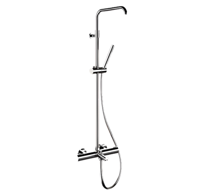 Душевая система термостатическая с изливом Remer Elegance EQ34A7MMSSOF