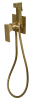 Гигиенический душ со смесителем Remer Absolute AU65VO, латунь состаренная