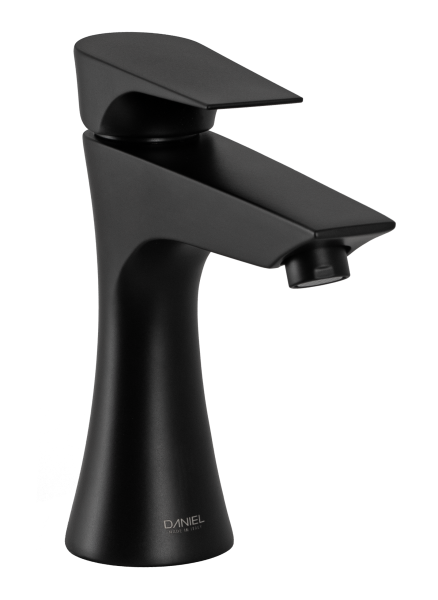 Смеситель для раковины Daniel Diva DV60615, чёрный матовый