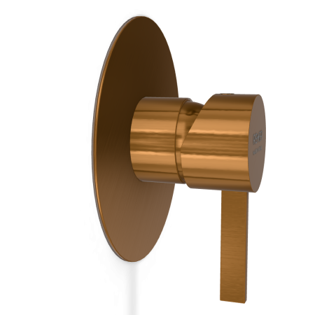 Смеситель для душа Remer Metrica MC30LCU, медь брашированная PVD