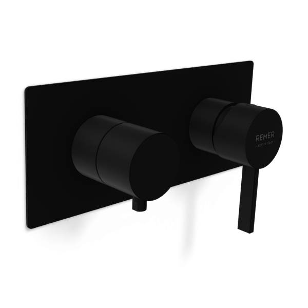 Смеситель для душа Remer Metrica MC92ZWBNO, черный матовый