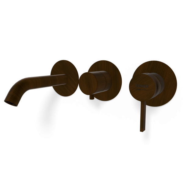 Смеситель для ванны Remer Metrica MC54D2PWBBR, бронза масляная