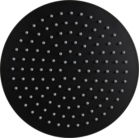 Верхний душ с шарнирным соединением 25 см Remer 357UFM25NOX, черный матовый