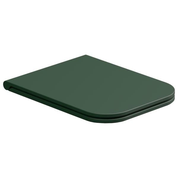 Крышка с сиденьем для подвесного унитаза с микролифтом GSG Ceramic Design Brio BRCOPRSLTICR036, Smeraldo Matt