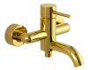 Смеситель для ванны Remer X Style X05DO, золото глянцевое