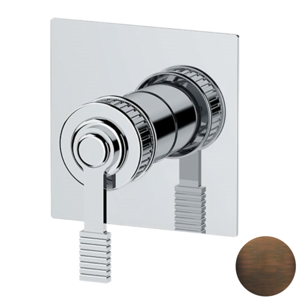 Смеситель для душа Remer Atelier AL30QBR, бронза масляная