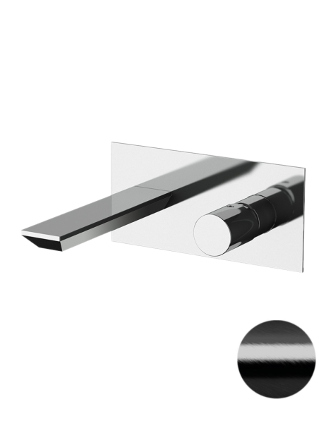 Смеситель для раковины Remer Edge EG515CFP, черный брашированный хром