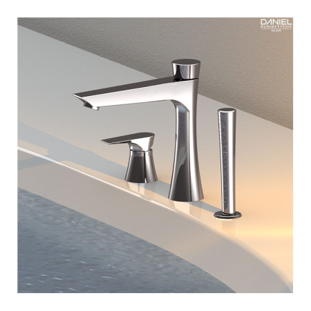 Смеситель для ванны Daniel Diva DV691CR