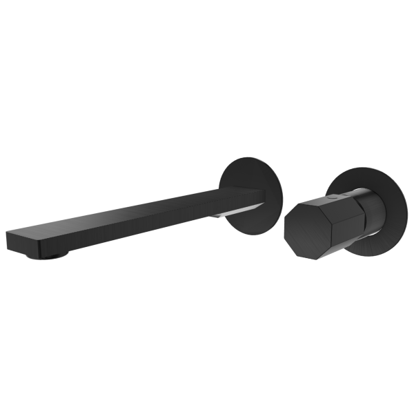 Смеситель для раковины Remer Ottagono ON15PLWBGM, оружейная сталь PVD