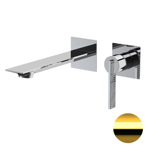 Смеситель для раковины Daniel Club ANC632PLDO, золото глянцевое