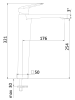 Смеситель для раковины Mariani Essenza A00398ES