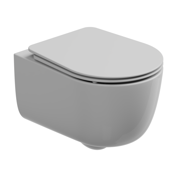 Чаша подвесного унитаза со смывом Eco Clean (торнадо) GSG Ceramic Design HIT! HIWCSOEC000, белый глянцевый