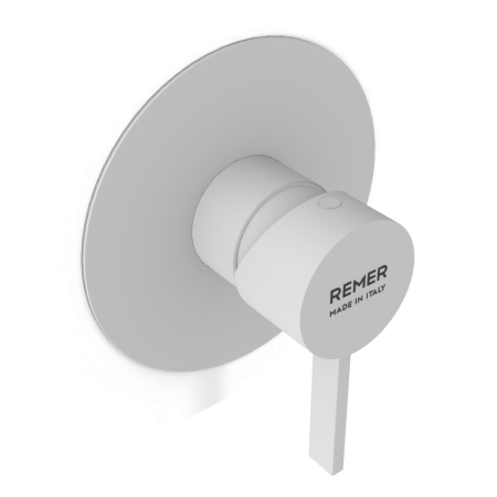 Смеситель для душа Remer Metrica MC30LBO, белый матовый