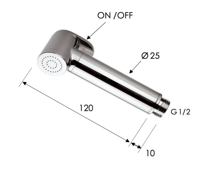 Гигиенический душ Remer 332OWBO, белый матовый