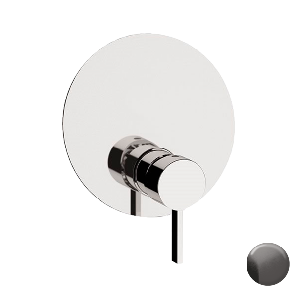 Смеситель для душа Remer Metrica MC30KBCFP, черный брашированный хром