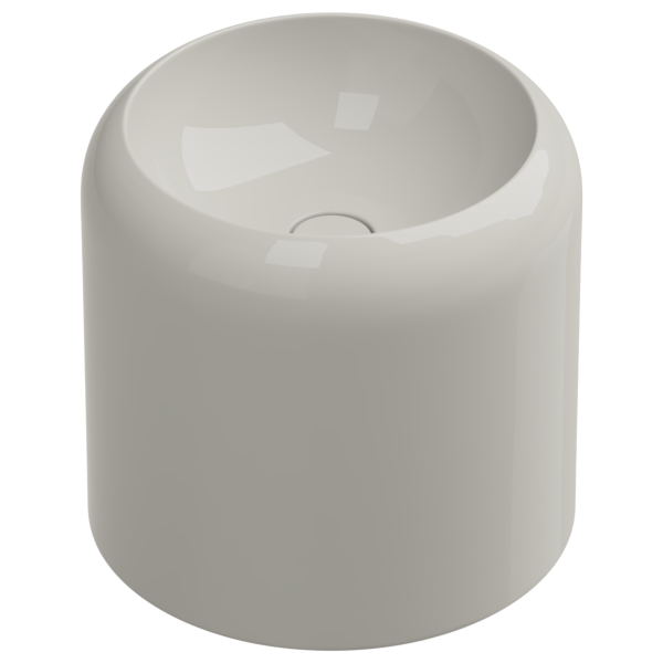 Раковина накладная 42 см GSG Ceramic Design Petra PELAVSECOLFS013, пергамон глянцевый