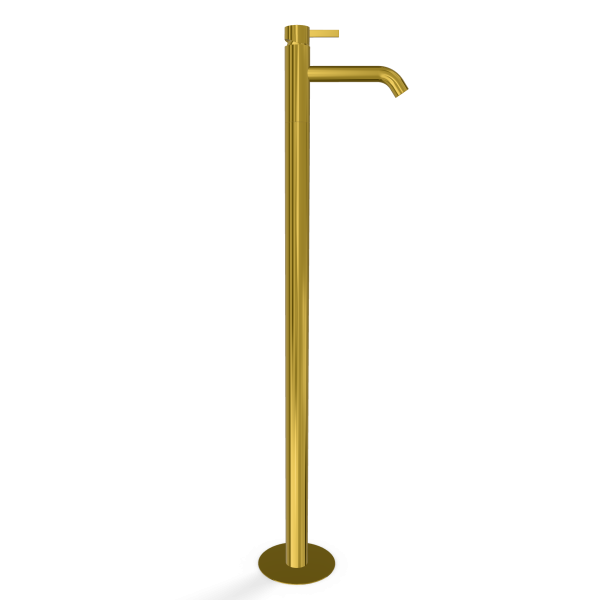 Смеситель для раковины Remer Metrica MC18GP, золото глянцевое PVD