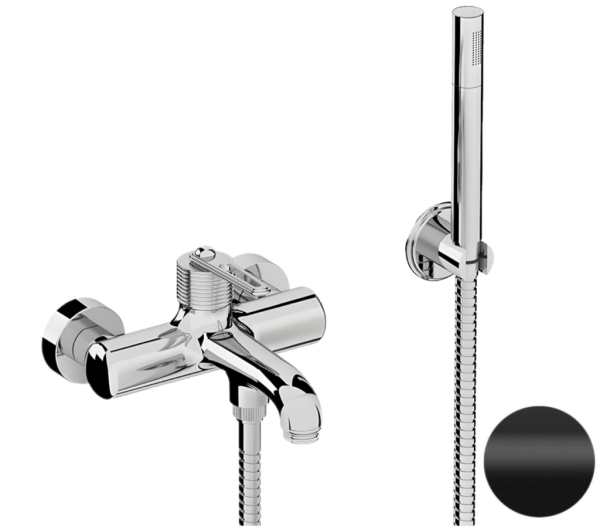 Смеситель для ванны Daniel Brooklyn BY61015, чёрный матовый