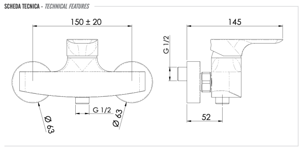 Смеситель для душа Remer infinity I31