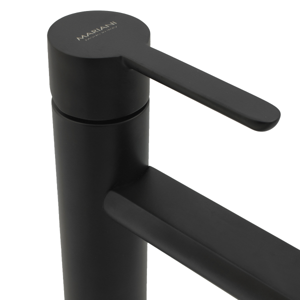 Смеситель для раковины Mariani Winter A14398NO60, черный матовый