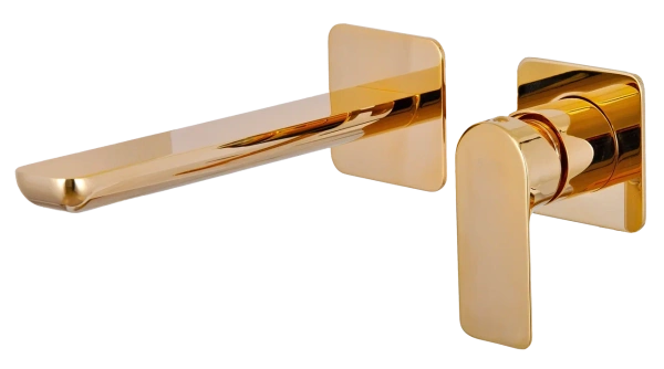Смеситель для раковины Remer Infinity I15PLDO, золото глянцевое