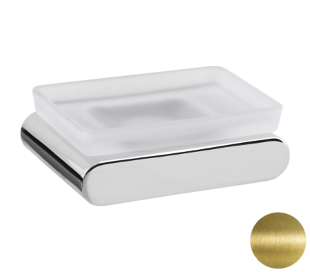 Мыльница Remer Lounge LN10VO, состаренная латунь