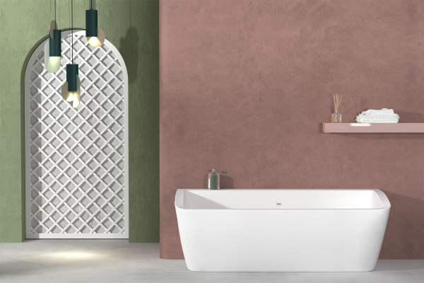 Ванна пристеночная 1700x800 мм Technova Wand VATWD, белый глянец