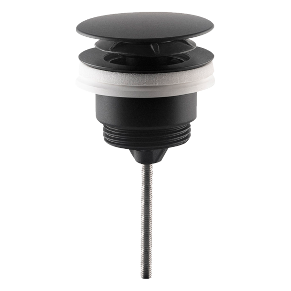 Донный клапан универсальный 1”1/4 OMP Tea 7532.310.5.X, черный матовый