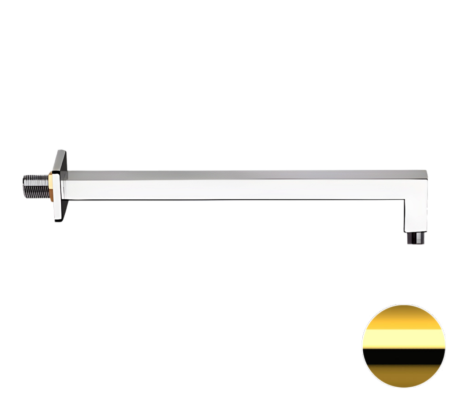Кронштейн для верхнего душа 30 см Remer 348S30DO, золото глянцевое