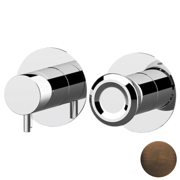 Смеситель для душа Remer Element ET92ZPWBBR, бронза масляная