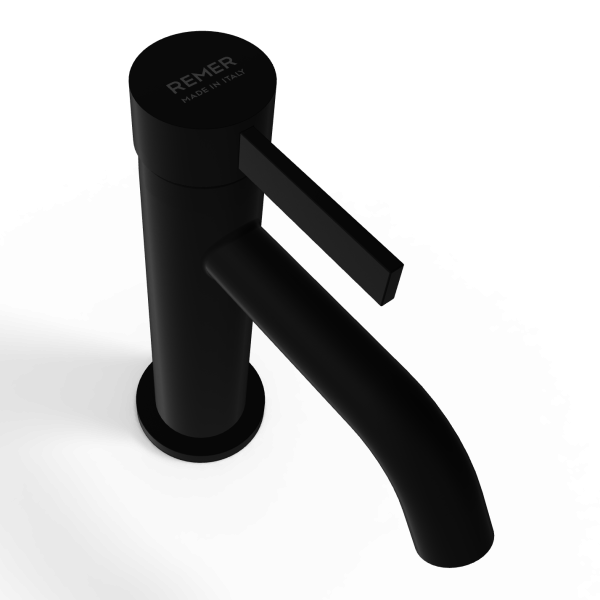 Смеситель для раковины Remer Metrica MC12NO, черный матовый