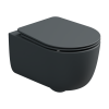 Чаша подвесного унитаза со смывом Smart Clean GSG Ceramic Design Hit! HIWCSO028, Ebano Matt