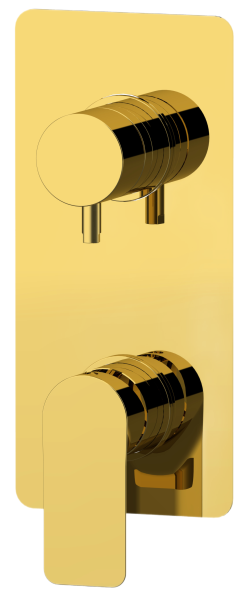 Смеситель для душа Remer Infinity I93KBDO, золото глянцевое